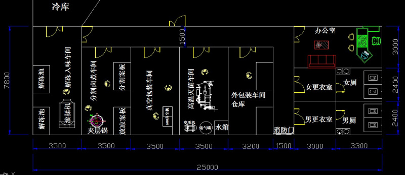 小型殺菌鍋車(chē)間設計